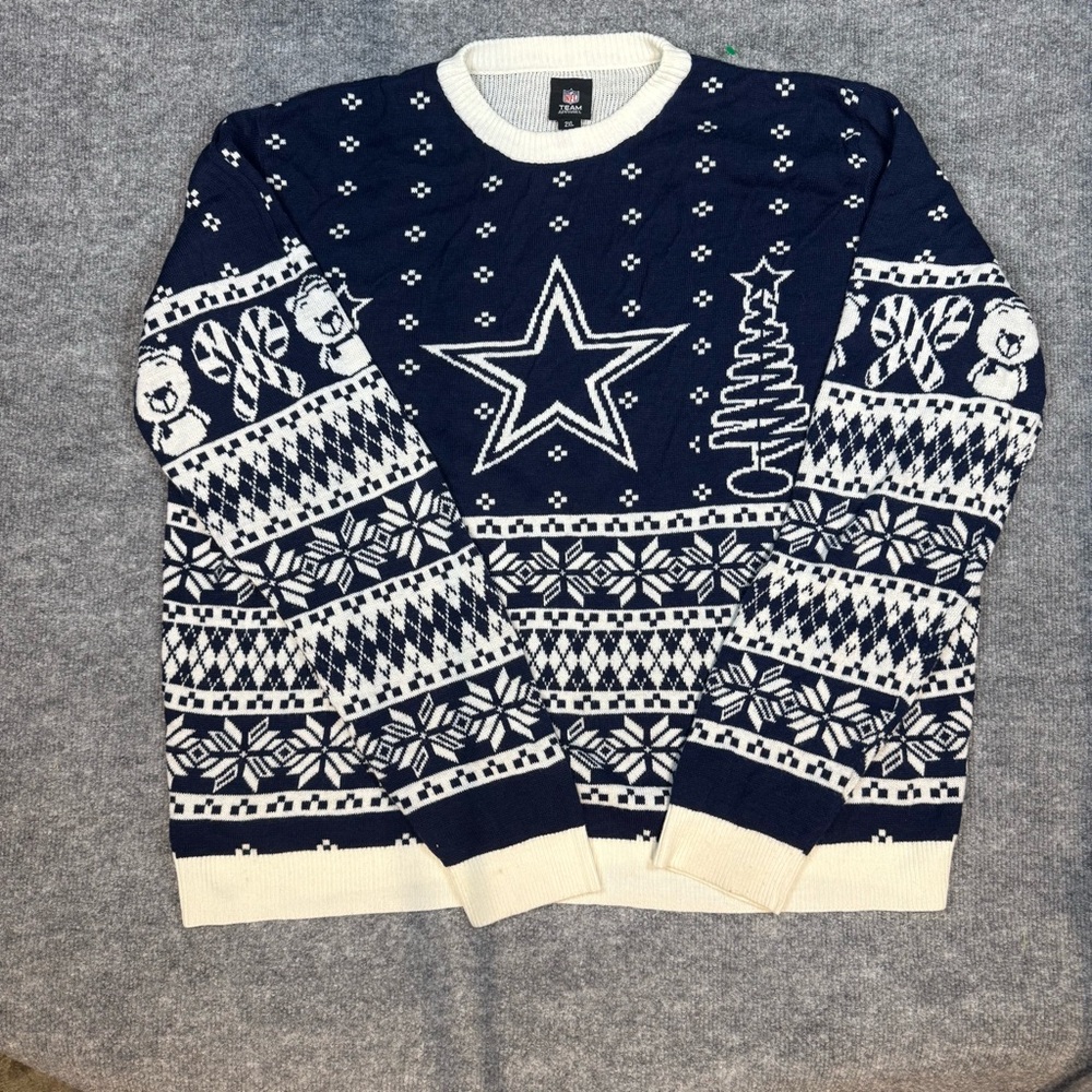 NFL Dallas Cowboys Men's Christmas Sweater 2XL